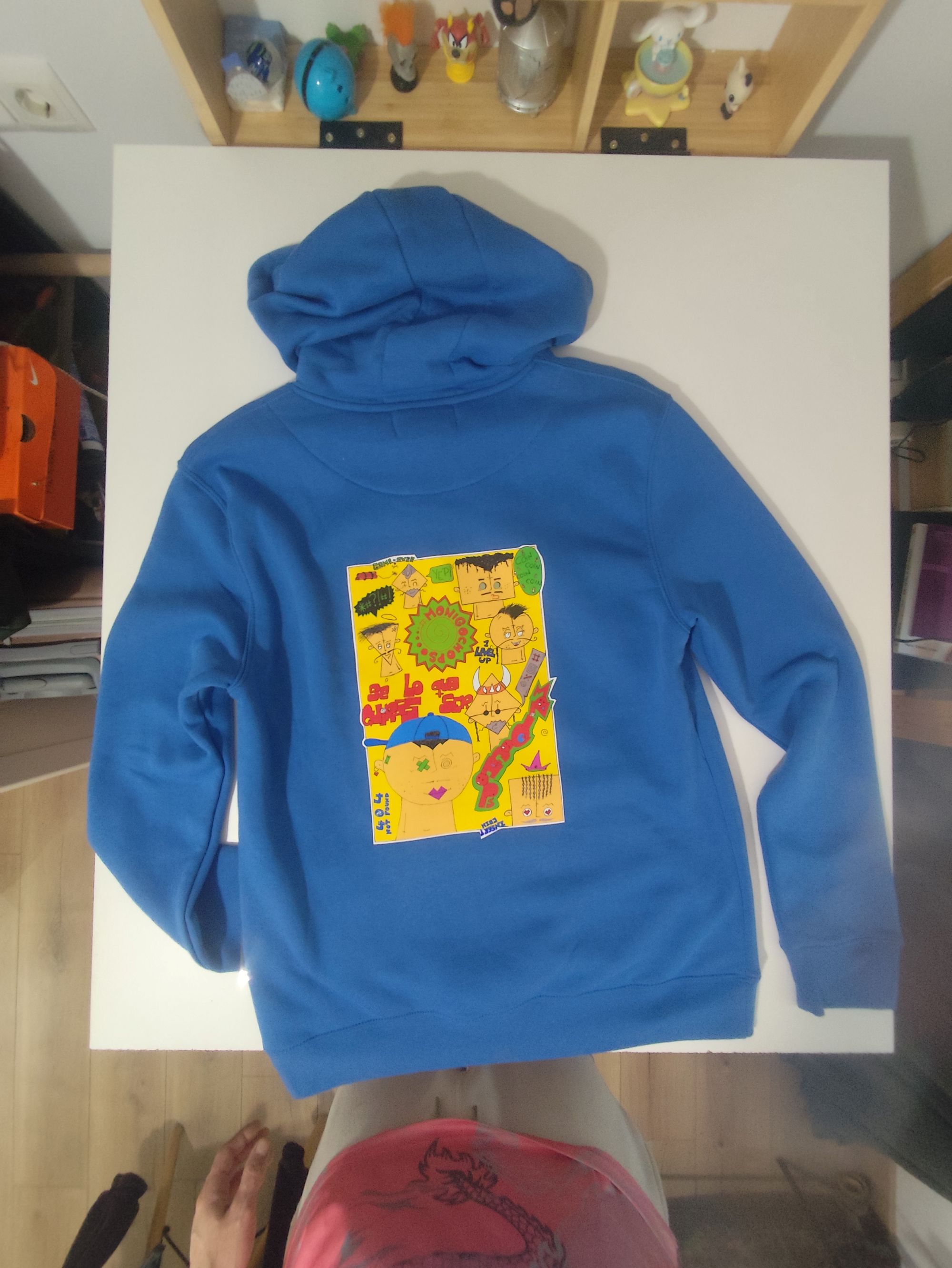 Sudadera azul eléctrico M